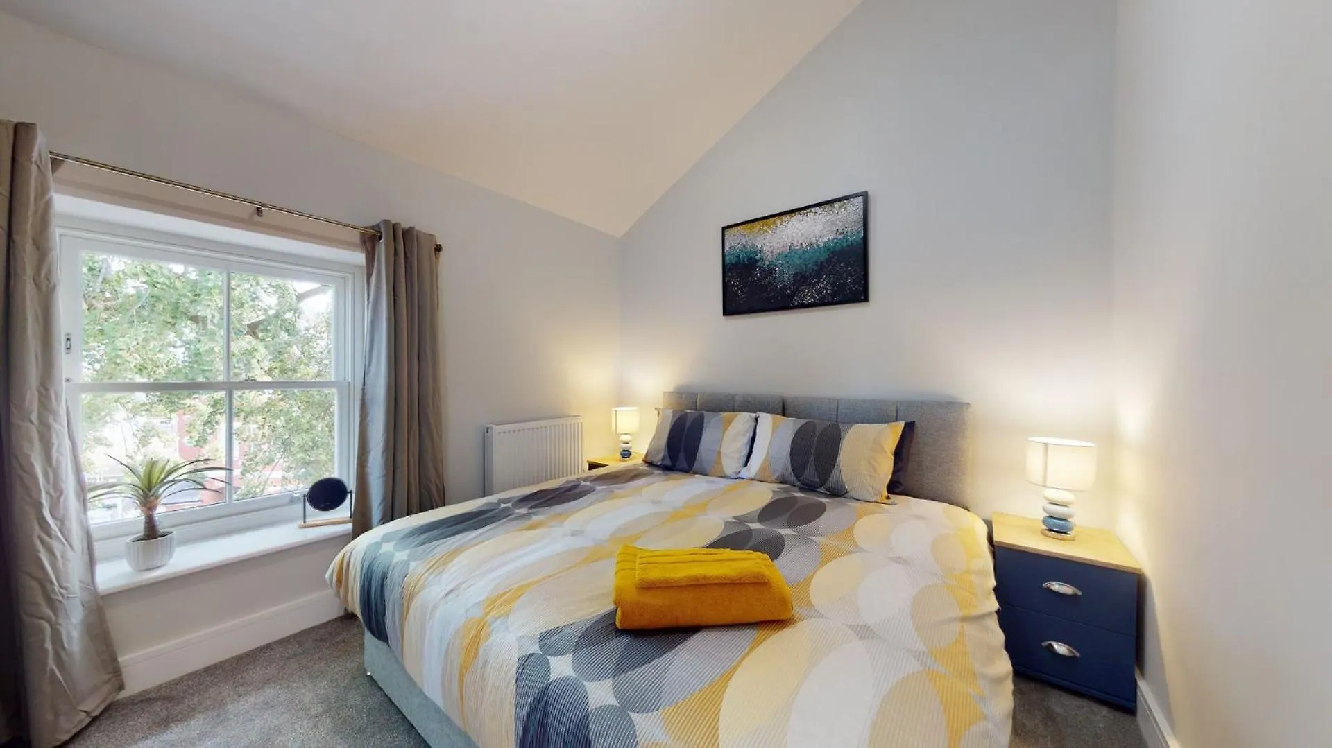 Chic 1Br Flat, Prime Cardiff Location 아파트 0*,  영국